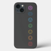 Chakras Minimalistisch Case-Mate iPhone Fall Hülle (Rückseite)