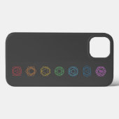 Chakras Minimalistisch Case-Mate iPhone Fall Hülle (Rückseite (Horizontal))