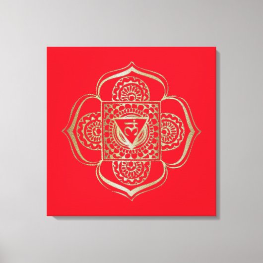 Chakras Muladhara - Wrapped Canvas Leinwanddruck (Vorderseite)