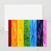 Chakras RSVP Karte (Vorne/Hinten)