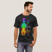 Chakras Skelett T-Shirt (Vorne ganz)
