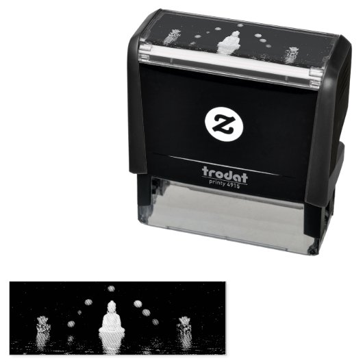 Chakras und Buddha Permastempel (Beispiel)