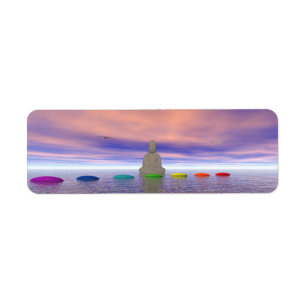 chakras und Buddha-Weiß