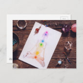 Chakras und Gleichgewicht Postkarte (Vorne/Hinten)