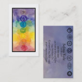 Chakras Visitenkarte (Vorne/Hinten)