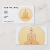 Chakras Visitenkarten Visitenkarte (Vorne/Hinten)