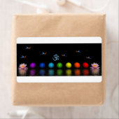 Chakras-Vögel und Om (Insitu)