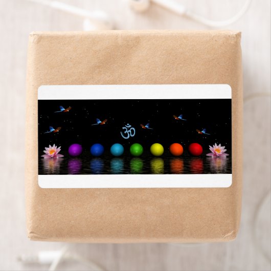 Chakras-Vögel und Om (Insitu)