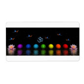 Chakras-Vögel und Om (Vorne)