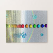 chakras weiß puzzle (Horizontal)