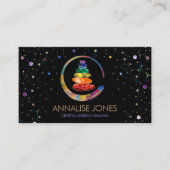Chakras Zen Stones and Enso circle - Edelsteine Visitenkarte (Vorderseite)