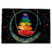 Chakras Zen Stones und Enso Kreis Große Geschenktüte (Rückseite)