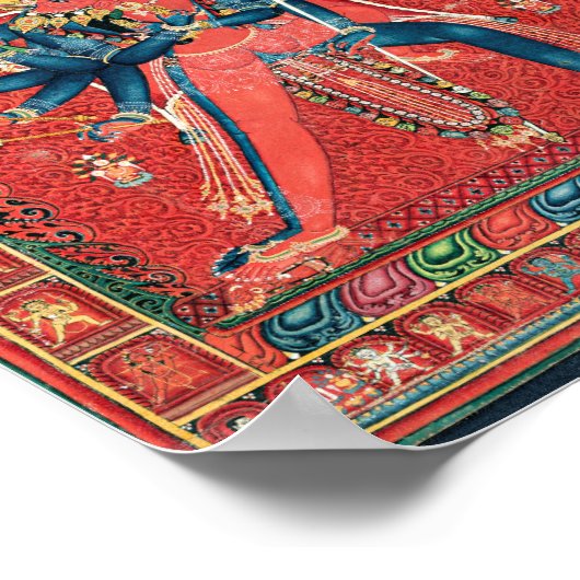Chakrasamvara und Consort Vajravarahi Poster (Ecke)