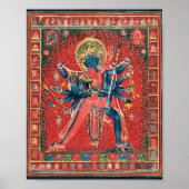 Chakrasamvara und Consort Vajravarahi Poster (Vorne)