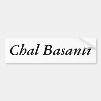 Chal Basanti Autoaufkleber