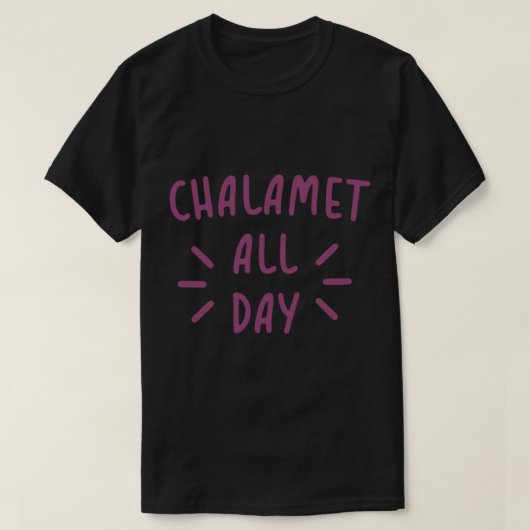 Chalamet ganztägig Solaranlagen T-Shirt (Design vorne)
