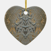 Chalchadora Damask Keramik Ornament (Vorne)