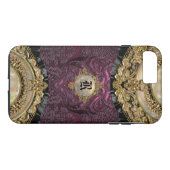 Chalchadoriz Elegance Girly Monogram Plus Case-Mate iPhone Hülle (Rückseite (Horizontal))