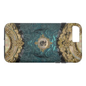 Chalchadoriz Sea Elegante Monogram Plus Case-Mate iPhone Hülle (Rückseite (Horizontal))