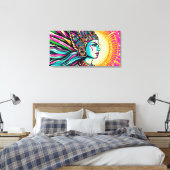 Chalchiuhtlicue 2 leinwanddruck (Insitu (Schlafzimmer))
