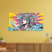 Chalchiuhtlicue 4 leinwanddruck (Insitu (Wohnzimmer))
