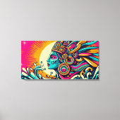 Chalchiuhtlicue 5 leinwanddruck (Vorderseite)