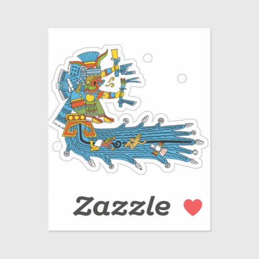 Chalchiuhtlicue Aufkleber (Blatt)