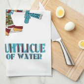 Chalchiuhtlicue Geschirrtuch (Viertel Falte)