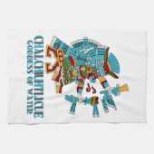 Chalchiuhtlicue Geschirrtuch (Horizontal)