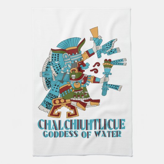 Chalchiuhtlicue Geschirrtuch (Vertikal)