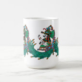 Chalchiuhtlicue - Göttin der blühenden Gewässer Verwandlungstasse (Zentrum)