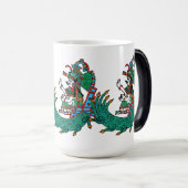 Chalchiuhtlicue - Göttin der blühenden Gewässer Verwandlungstasse (VorderseiteRechts)