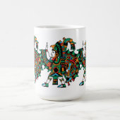 Chalchiuhtotolin - Schirmherr junger Krieger Verwandlungstasse (Zentrum)