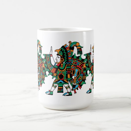 Chalchiuhtotolin - Schirmherr junger Krieger Verwandlungstasse (Zentrum)