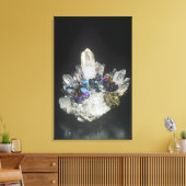 Chalcopyrite auf Quartz, Rumänien Leinwanddruck (Insitu (Wohnzimmer))