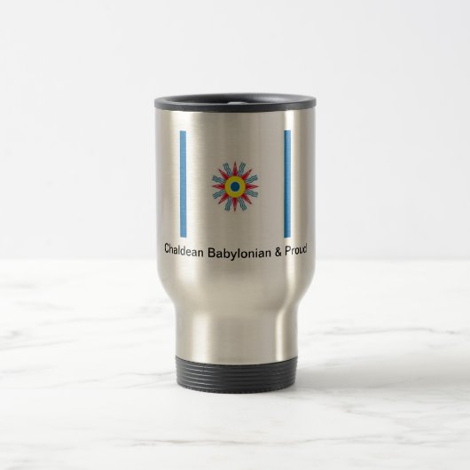 Chaldean Flaggen-Tasse Reisebecher (Mittel)