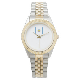 Chaldean Flaggen-Uhr Armbanduhr
