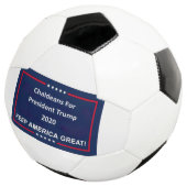 Chaldeans für Präsident Trump 2020 Fußball (Dreiviertel)