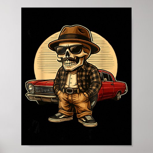 Chale nicht alt Clic Foo lustig Cholo Chicano Poster (Vorne)