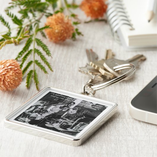 Chales Goodyear Sow & Reap Wisdom Zitat Schlüsselanhänger (Seite)