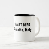 Chalet Berg Zweifarbige Tasse (VorderseiteRechts)