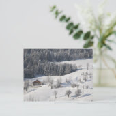 Chalet - Französische Alpen Postkarte (Stehend Vorderseite)