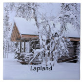 Chalet in Lapland Fliese (Vorderseite)