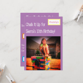 Chalet it up Craft Paint Party Einladung