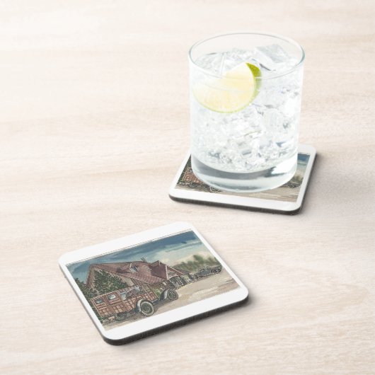 Chalet-Lieferung Getränkeuntersetzer (Rechte Seite)