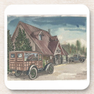 Chalet-Lieferung Getränkeuntersetzer