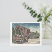 Chalet-Lieferung Postkarte (Stehend Vorderseite)