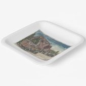 Chalet Pappteller (Gewinkelt)