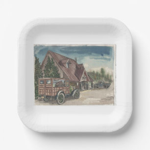 Chalet Pappteller