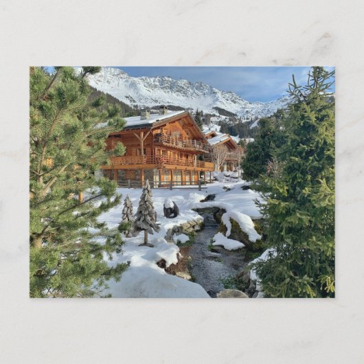 Chalet Postkarte (Vorderseite)